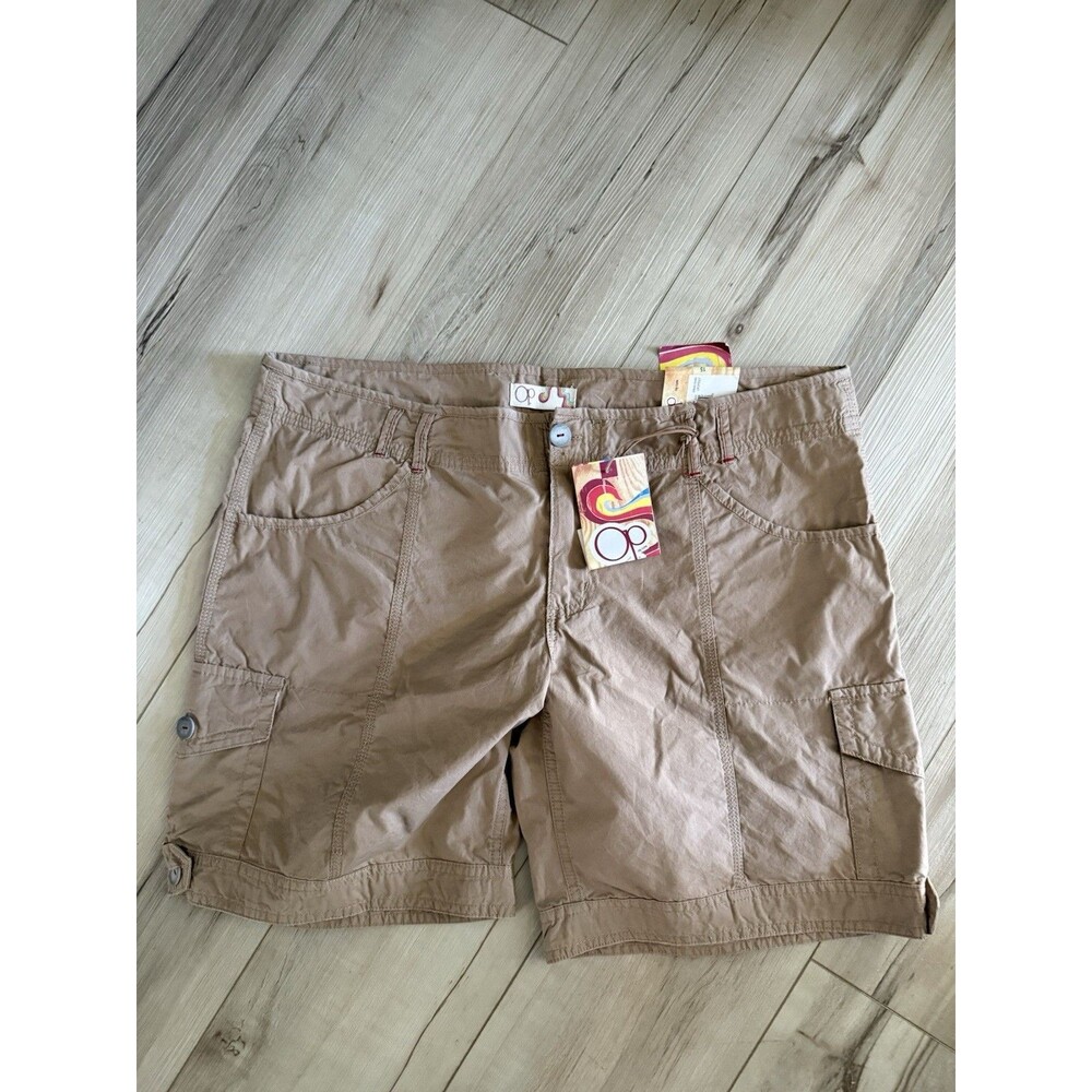 NWT OP Women's Cargo Shorts Khaki Size 15 New